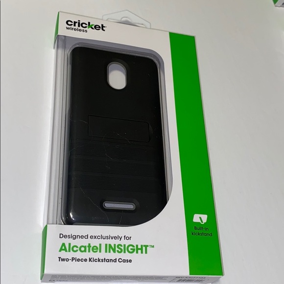 💜Alcatel INSIGHT Two-Piece Kickstand Phone Case - Picture 1 of 4